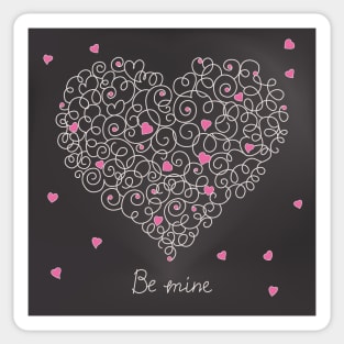 Be Mine Sticker Sticker